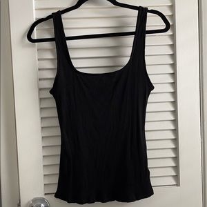 Express square neck tank M black worn once